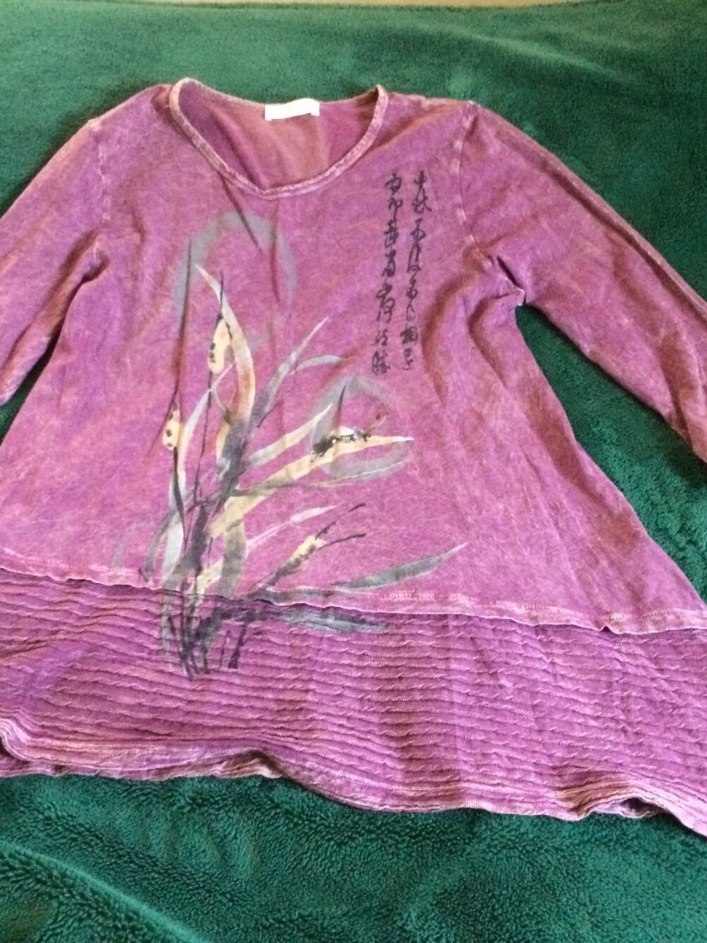 Jess & Jane Asymmetric Tunic Top Size M